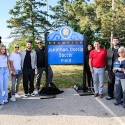 Park Naming Ceremony - Jonathan Osorio Soccer Field